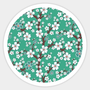 Sakura Japanese cherry blossoms Sticker